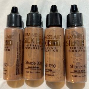 Luminess  Silk 4-in-1 Airbrush Foundation Makeup 
Rich Coverage bundle of 4